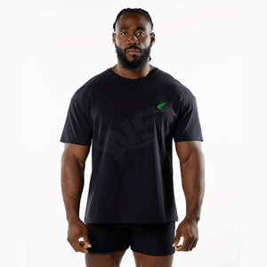 Ropa de moda 100% Camiseta de algodón para hombres Loose Fit Printed Acid Washed Oversized Casual Gym Top Quick Dry Comfortable - Product Image 4