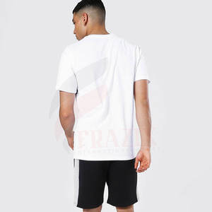 Ensemble short délavé à l'acide de haute qualité pour hommes respirant été décontracté polyester/coton - Product Image 6