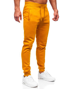 Pantalons de survêtement décontractés unisexes en tissu fin, taille basse avec impression de logo personnalisé et revers à taille haute, meilleure qualité pour les vêtements pour hommes - Product Image 3