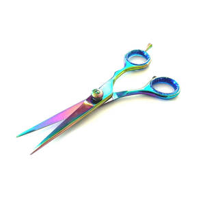 Ciseaux à cheveux professionnels pour barbier, ciseaux à tension réglable, ciseaux à cheveux réglables - Product Image 1