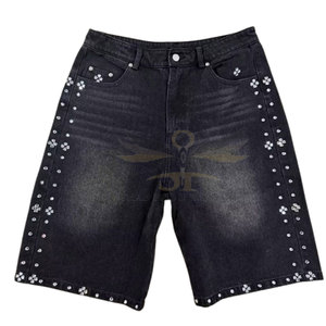 Service OEM Vente en gros Design personnalisé Shorts avec strass Nouvelle arrivée Marque privée Shorts avec strass pour adulte - Product Image 1