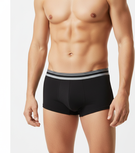Calzoncillos de Algodón para Hombre BoldSupport Negros, Tejido Elástico y Transpirable Diseñado para una Comodidad Diaria Prolongada - Product Image 5
