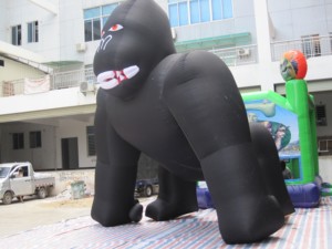 Inflatable Giant Black Gorilla <b>Balloon</b> with Electric <b>Air</b> <b>Pump</b> for Advertising Events - Product Image 3