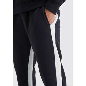 Pantalons de survêtement amples et décontractés tendance, légers, en coton/spandex, style ample, brodés, écologiques, OEM pour hommes - Product Image 4