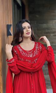 Salwar kameez/sarara/gharara/sharara de style pakistanais vêtements de fête pour travaux lourds - Product Image 6