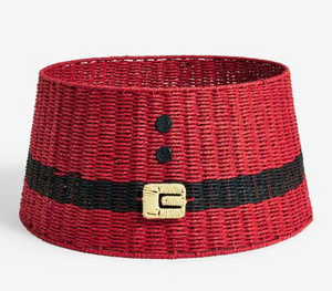 Collar Decorativo Ecológico de Pasto Marino Rojo para Árboles de Navidad Artificiales - Product Image 2