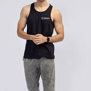 Ropa de gimnasio al por mayor, camiseta sin mangas para culturismo para hombre, ropa deportiva de color sólido, camiseta sin mangas para hombre de talla personalizada - Product Image 3