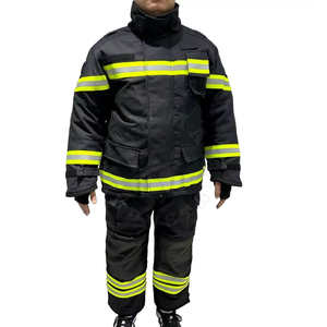 ชุดนักดับเพลิง Nomex สะท้อนแสง Hi-Vis สำหรับผู้ชายชุดนักผจญเพลิงป่าชุดดับเพลิง - Product Image 4