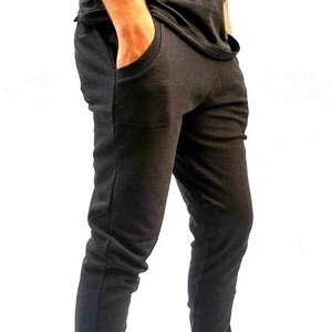 Nuevos pantalones de chándal ajustados para hombre, pantalones de chándal ajustados para correr, pantalones de chándal, ropa informal, pantalones de chándal, 100% de algodón, RRI-MDJ-21 - Product Image 1