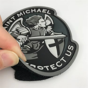 Patchs en silicone PVC brodés sur mesure en 3D, de toutes les couleurs, à coudre sur les vêtements, avec logo personnalisé, machine à broder - Product Image 6