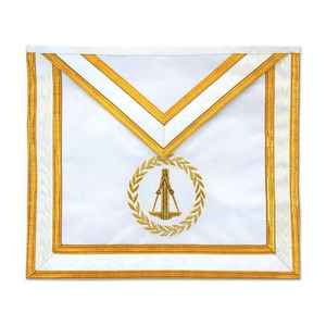 Tablier de confrérie Regalia tablier en cuir fait à la main tablier d'artisanat de loge personnalisé de haute qualité pour porter une robe de cérémonie - Product Image 4