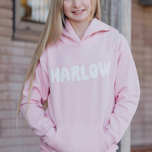 Sudaderas Cortas de 350 g/m², Ropa Urbana al por Mayor, Logotipo Personalizado, Impresión Puff, Sudadera Lisa para Mujer - Product Image 1