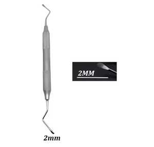 UL <b>AMIN</b> 2mm Uncoated Gracey Curette High Quality Manual Power Source Periodontal Dental Instrument for Tooth Bone Treatment - Product Image 2