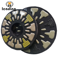 SASE bantalan pemoles berlian Resin Xenith kompatibel 9 "11" 17 "untuk memoles beton & lantai grit 30 # hingga 3000 #
