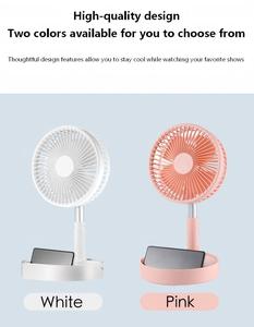 Remote Control Smart Timer Function 7200mAh <strong>Foldable</strong> Fan Office Home Camping Portable Folding Fan Rechargeable - Product Image 3
