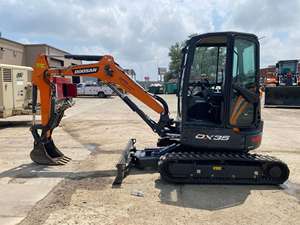2023 Doosan DX35-<b>5</b> Mini Excavator with Komatsu Engine 12 Ton Operating <b>Weight</b> Gearbox Pump Kawasaki - Product Image 2