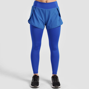 Leggings Cortos de Yoga de Cintura Alta para Entrenamiento Físico para Niñas, Shorts de Gimnasio con Logotipo Personalizado, 100% Poliéster, Transpirables y de Secado Rápido - Product Image 1