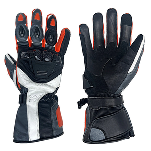 ถุงมือหนังแท้สำหรับผู้ชาย, ถุงมือนักแข่งรถ - Product Image 1