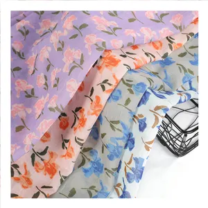 Nuevo suministro de tela de impresión de ropa Tencel Lyocell de verano para la fabricación de telas de vestidos