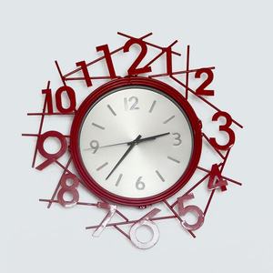 Antique Selling Iron <b>Clock</b> Wall <b>Art</b> Hotel Home Office Bedroom Handmade Decorative Geometric Floral Design Luxury Metal Wall - Product Image 3