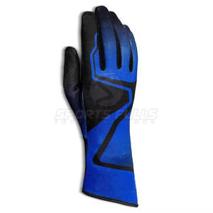 Guantes de carreras de karts con muñeca ajustable y tela antideslizante Guantes de carreras duraderos para conductores de karts Forro interior suave - Product Image 2
