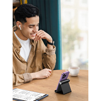 Support de téléphone portable pliable et réglable pour bureau, compatible avec iPhone 17, 16, 15, 14, 13 Pro Max, iPhone 12, 11 Plus, SE, X