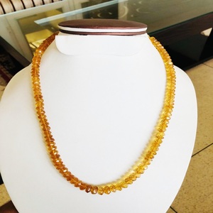 Collar de cuentas de citrino natural Calidad AAA con cierre de plata de ley de alto brillo excepcional Hecho a mano hermoso regalo único - Product Image 2