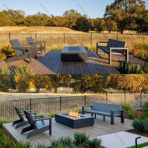 CRUISE vrai feu brûle chaleur plein paysage feu barbecue cuisson en acier corten Patio 1000*600*260mm personnalisé noyau extérieur cuisinière Table - Product Image 2