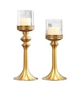 Bougeoir de table en métal fini brillant de luxe Votive de Noël personnalisable pour la décoration d'éclairage à la maison Arrivée chaude - Product Image 1