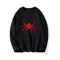 Vente en gros T-shirt uni à manches longues surdimensionné pas cher 100% coton avec impression DTG et logo personnalisé
