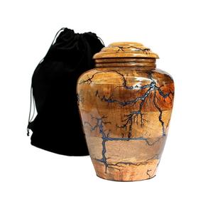 Elegante urna de cremación de aluminio con acabado plateado diseñada para el almacenamiento seguro de cenizas con un aspecto atemporal y sofisticado - Product Image 6