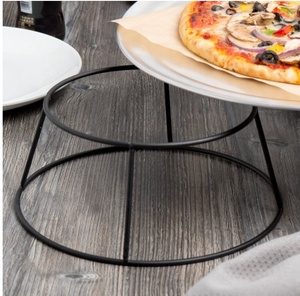Feest Buffet Bord Ronde Zwart Metalen <span class=keywords><strong>Display</strong></span> Rekken Staan Dessertplaat Riser - Product Image 3