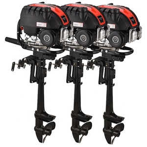 Motor fueraborda marino de 4 tiempos de alto Torque con arranque eléctrico refrigerado por agua respetuoso con el medio ambiente uso de bote inflable silencioso - Product Image 1