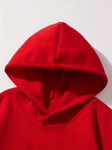 Sweat-shirts à capuche en coton 100% anti-rétrécissement, tricotés, pour hommes et femmes, hiver, col à capuche, motif uni, taille XL, broderie, design ODM - Product Image 3