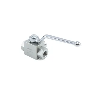 Khb3k Ball Aside Mounting Holes Series Ball Valve With Holes Hydraulic Ball Valve Stainless Steel Khb