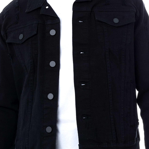 Chaqueta Vaquera de Manga Regular para Hombre, Estilo Urbano, Elegante, Invierno, Ecológica, con Logotipo Frontal, Venta al Por Mayor - Product Image 5