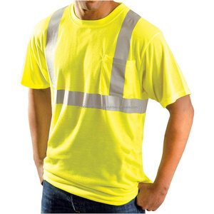 Camisetas de Trabajo de Manga Corta de Alta Visibilidad para Hombre 2025, Camisetas de Seguridad Reflectantes para Construcción con Tiras 3M, Ropa de Trabajo de Punto Formal de Alta Visibilidad - Product Image 3