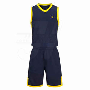Ensemble de maillots de basket-ball à séchage rapide avec logo personnalisé pour hommes vêtements de sport en polyester antibactérien respirant couleurs personnalisées de haute qualité pour - Product Image 1