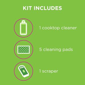 Kit de nettoyage pour plaques de cuisson Affresh, nettoyant 5 oz, 5 tampons et grattoir pour plaques de cuisson en verre et en céramique - Product Image 6