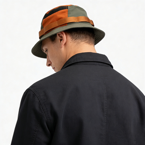 Chapeau de soleil unisexe en nylon de haute qualité, séchage rapide, personnalisable, protection UV, visière plate, voyage en plein air, pêche, cyclisme, chapeau de seau - Product Image 4