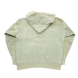 Sweat à capuche décontracté pour homme en molleton 100 % coton léger, coupe oversize, motif uni, saison hiver, séchage rapide, respirant, grande taille, avec poche - Product Image 2