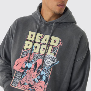 Sudadera con capucha de lavado ácido de algodón 100% para hombre, sudadera térmica de manga larga con logotipo personalizado, ropa de calle de gran tamaño para invierno - Product Image 5