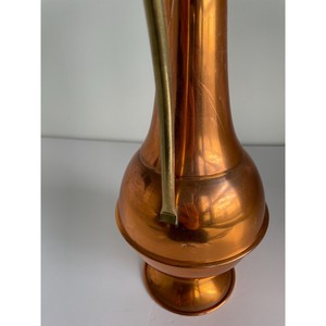 Industrie Tendance Vintage Cuivre avec Poignée en Laiton Pichet Pichet Cadeau de Pendaison de Crémaillère Pichet Incroyable Pour Dîner Élégant - Product Image 4