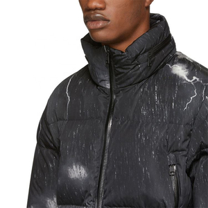 Trending Front Solid Down Puffer Jacket Hooded Quilted Winter Coat 100% Bamboo Fiber Custom Logo OEM Wholesale Manufacturer - Product Image 1