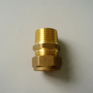 Accesorios de fundición iguales macho de cobre de alta calidad, venta al por mayor, patrón de flexión de compresión de latón de fábrica - Product Image 6