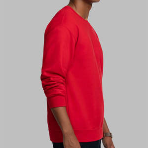 Hombre Fleece Red Sudadera Cuello Redondo Algodón Nuevo Casual Manga Larga Cálido Jersey Sudaderas - Product Image 3