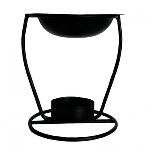 การออกแบบที่กําหนดเองโลหะผู้ถือธูปเตาน้ํามันสีดําโลหะBurner DiffuserสําหรับHome Hotelโบสถ์การใช้งานขายส่ง - Product Image 5