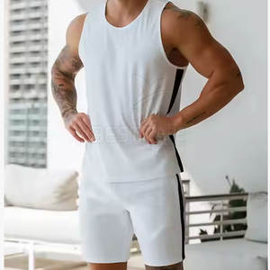 ชุดแขนกุดสั้นออกกำลังกายสำหรับผู้ชายชุดฝึกแขนกุด - Product Image 2