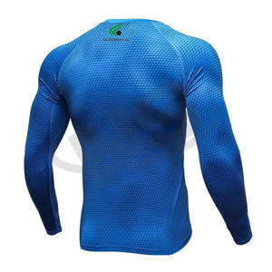 Hot Sale <b>Men</b> Rash Guard Athletic Compression Top Gym Training Wear Fighting Sports Design With Jiu Jitsu <b>Kimono</b> Pattern - Product Image 4