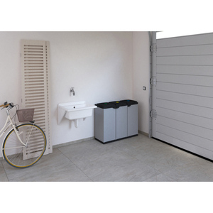 Staffe di Montaggio a Parete per Vasca da Bagno in Resina Mongardi Bianche 61L X 51P X 26H cm, Resistenti agli Acidi per Uso Interno ed Esterno, Lavelli da Cucina - Product Image 3